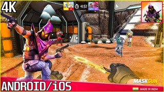 MaskGun Multiplayer Shooting Game Made in India Android Gameplay (Mobile, Android, iOS) Action Games