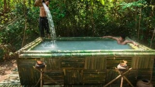 Build an above ground swimming pool on top of the most secret underground house.