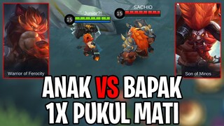 Duel Maut!! Aulus Vs Minotaur, 1x Pukul Mati!! Mobile Legends