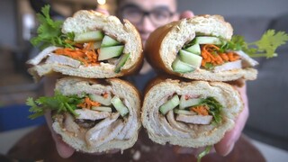 Hôm nay mình nấu BÁNH MÌ NƯỚNG SƯỜN HEO