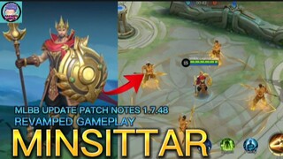 MLBB UPDATE PATCH NOTES 1.7.48 GAMEPLAY MINSITTAR REVAMPED #mlbb #mlbbupdate #mobilelegends