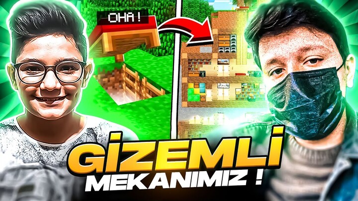 YENİ GİZLİ MEKANIMIZ !! Minecraft Hardcore #2