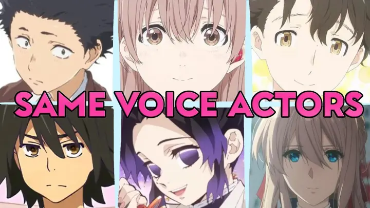 Koe no Katachi All Characters Japanese Dub Voice Actors Seiyuu Same Characters (A Silent Voice)