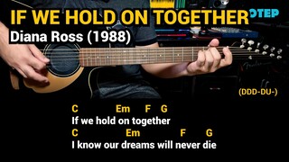 If We Hold On Together - Diana Ross (1988) Easy Guitar Chords Tutorial with Lyrics