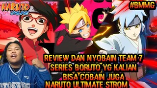 NYOBAIN DAN REVIEW BORUTO MITSUKI DAN SARADA YANG KEREN BANGET DI NARUTO ULTUMATE STROM