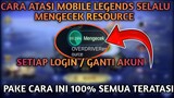Cara Mengatasi Mobile Legends Mengecek Resource setiap login mobile legends | New Patch Mlbb