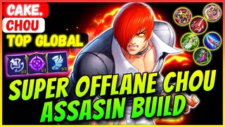 Super Offlane Chou Assasin Build [ Former Top 1 Global Chou ] Cake. - Mobile Legends Gameplay