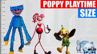 Poppy Playtime Tournament Size Comparison | SPORE