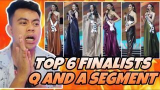 ATEBANG REACTION | PUTERI INDONESIA 2022 FINALS NIGHT TOP 6 Q & A SEGMENT #puteriindonesia2022