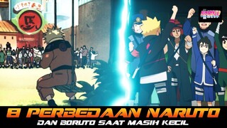 8 PERBEDAAN NARUTO DAN BORUTO SEWAKTU MASIH KECIL