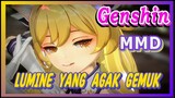 [Genshin, MMD] Lumine yang agak gemuk, tariannya semakin memukau!