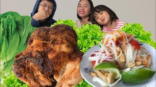 กินส้มตำ ไก่ย่าง กับผู้บ่าวยุ่น | แม่ชบา พาแซ่บบ