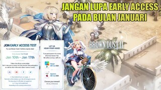 Brown dust 2 Ini bakal early access test pada bulan januari ! ! Suka Game 2D Berkelas ? wajib coba