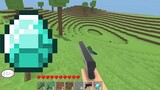 Khi trò chơi bắt đầu trong Minecraft siêu thực! Cây đổ trực diện, làm sao sống sót!