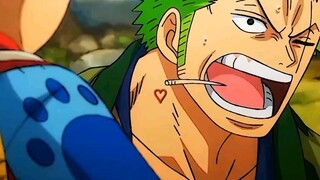 i love the way luffy hug’ zoro. ^^