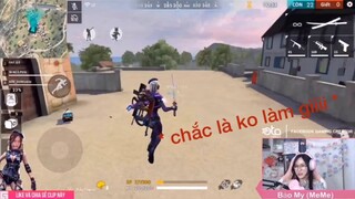 [Free Fire] A As Mobile chơi games vs MeMe cực  *dễ thương*