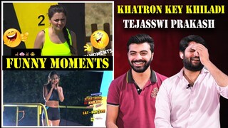 Pakistani Reaction On Tejaswi Prakash Khatron Ke Khiladi | Funny Moments |  Bsn Reaction