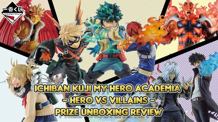 Ichiban Kuji My Hero Academia - Hero Vs Villains  - Unboxing & #Review!