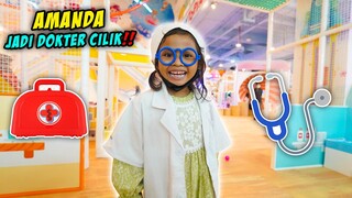 AMANDA JADI DOKTER CILIK‼️NGOBATIN PASIEN LUCU BANGET‼️🤣