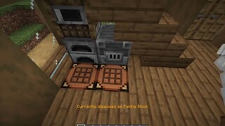 Aku Seharian Diam Diam Bersembunyi di Dalam Rumah Minecraft Teman Ku ..