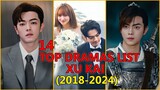 TOP 14 DRAMAS LIST OF XU KAI (2018-2024)