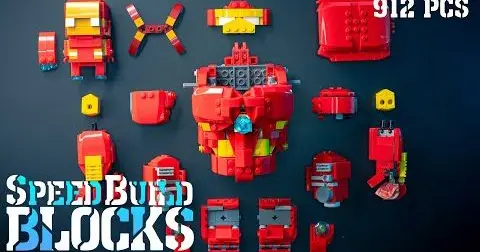 Lego Hulkbuster & Iron Man | Speed Build | Unofficial Lego - Bilibili