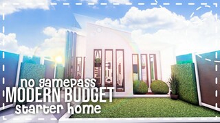 No Gamepass Modern 18k Budget Starter Home Speedbuild and Tour - iTapixca Builds