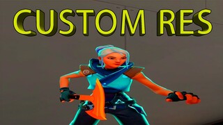 How to Play Custom Stretched Resolution in Valorant !