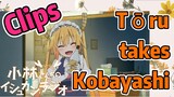 [Miss Kobayashi's Dragon Maid]  Clips | 
Tōru takes Kobayashi