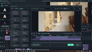 Animated Text in Filmora X - Tutorial 1