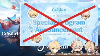 Genshin 2.8 announcement GONE WRONG, everyone just losing it? | Genshin Impact |