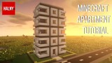 Multi storey apartment building in Minecraft (Tutorial)