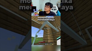 moment ketika mendadak kaya #minecraft #minecraftindonesia #beaconcream #gaming