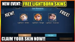 FREE LIGHTBORN SKIN IN NEW EVENT AGAIN!! | MOBILE LEGENDS 2021