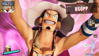 【ONE PIECE 海賊無双4】ウソップ モーション集 Usopp Moveset