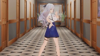 【MMD/4K/布料】 JK鸭（绑带赛高）