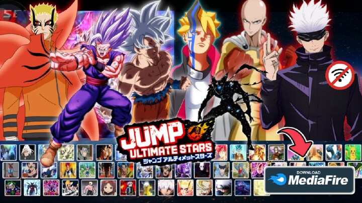 NEW UPDATE ‼️Jump Force Ultimate Stars Mugen Android 2023!! Best All Characters