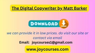 The Digital Copywriter by Matt Barker