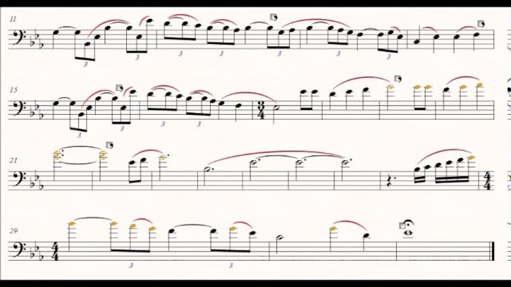 Asuka's Solo Sheet Music- Hibike! Euphonium S2E9