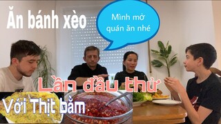 Lần đầu ăn bánh xèo thịt bằm, chồng đòi mở quán bánh xèo ở Đức | Ẩm thực Việt Nam | Cuộc sống ở Đức