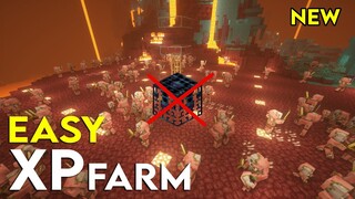 NEW Minecraft Easy XP Farm Tutorial Without Mob Spawner
