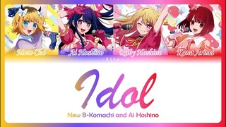 IDOL 「アイドル」 | Chorus/Mashup New B-Komachi & Ai Hoshino | Full ROM/ESP/ENG Color Coded | Oshi no Ko