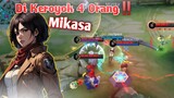 Mikasaku DiTabrak 4 Orang🥵 - Mobile Legends