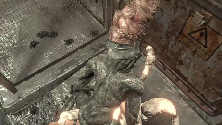 Resident Evil 6 hunts down agent Helena to give birth to a monkey~