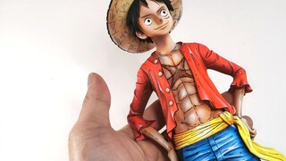 Tutorial melukis gambar dua dimensi "Luffy".