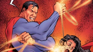 Superman and Batman join forces to rule the world, Wonder Woman slaughters the "tyrant" Batman!!! Su