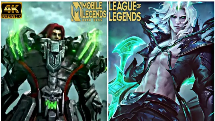 Rise of Necrokeep VS Rise of Sentinels Cinematic Trailer | Mobile Legends vs League of Legends