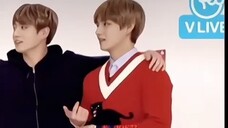 Taekook holding hands. ❤️❤️