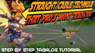 STRAIGHT CABLE FANNY TUTORIAL FOR BEGINNERS | MOBILE LEGENDS BASIC GUIDE 2020