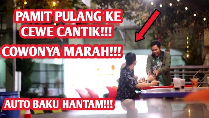 PRANK PAMIT PULANG KE ORANG GA DI KENAL! BIKIN NGAKAK - PRANK INDONESIA